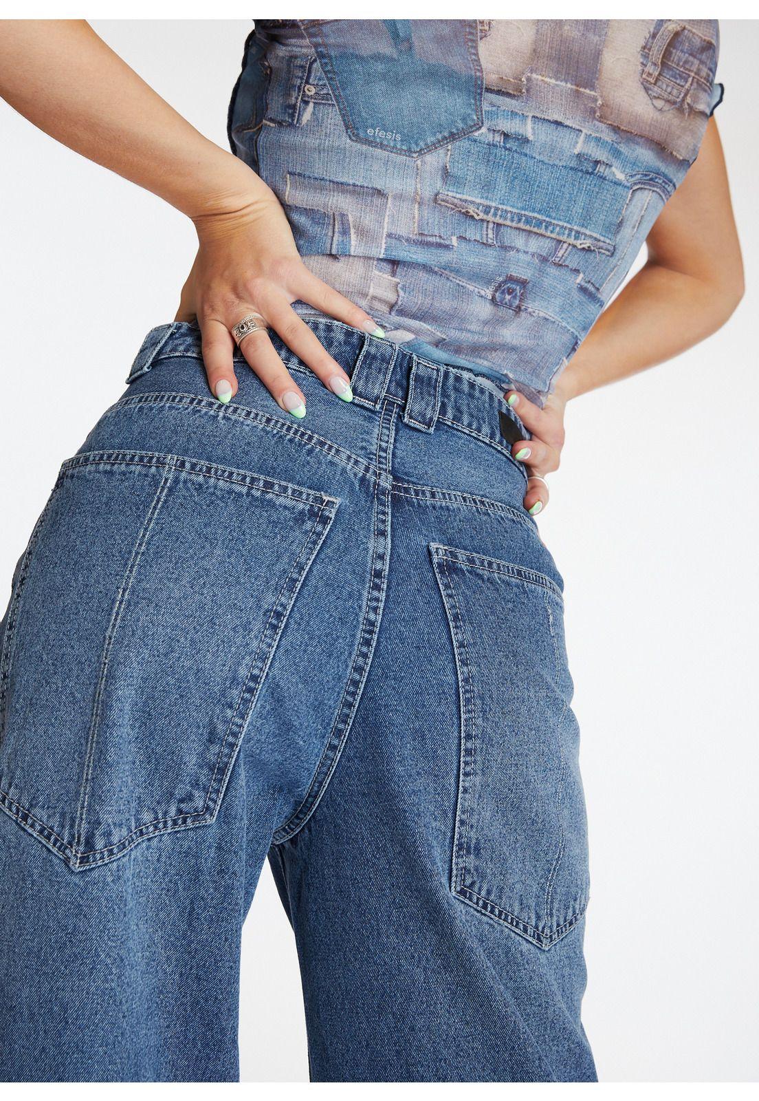 Jeans Conti Skater Bolsillo Amplio Azul Efesis-3
