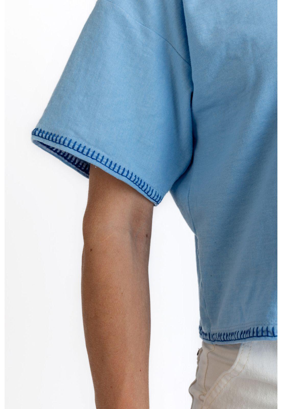 POLERA BIANCHI CROP OVERSIZE C/ BORDADO CELESTE EFESIS-4