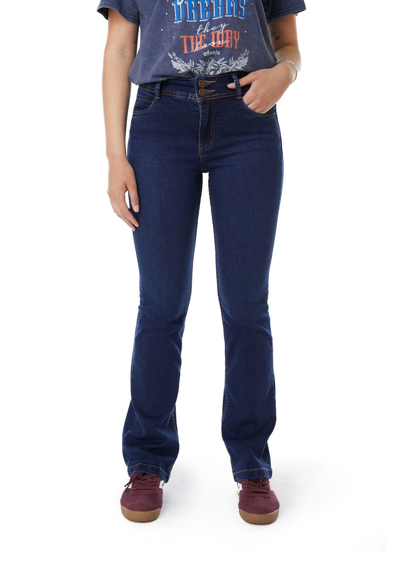 Jeans Isi Straight - Recto Azul Efesis-1