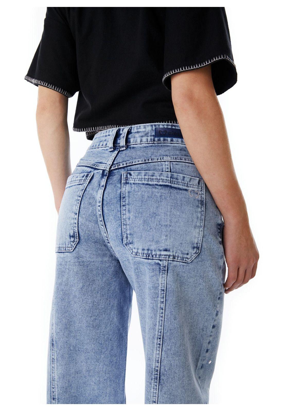 JEANS EINAR BALLOON STRASS AZUL LIGHT EFESIS-4