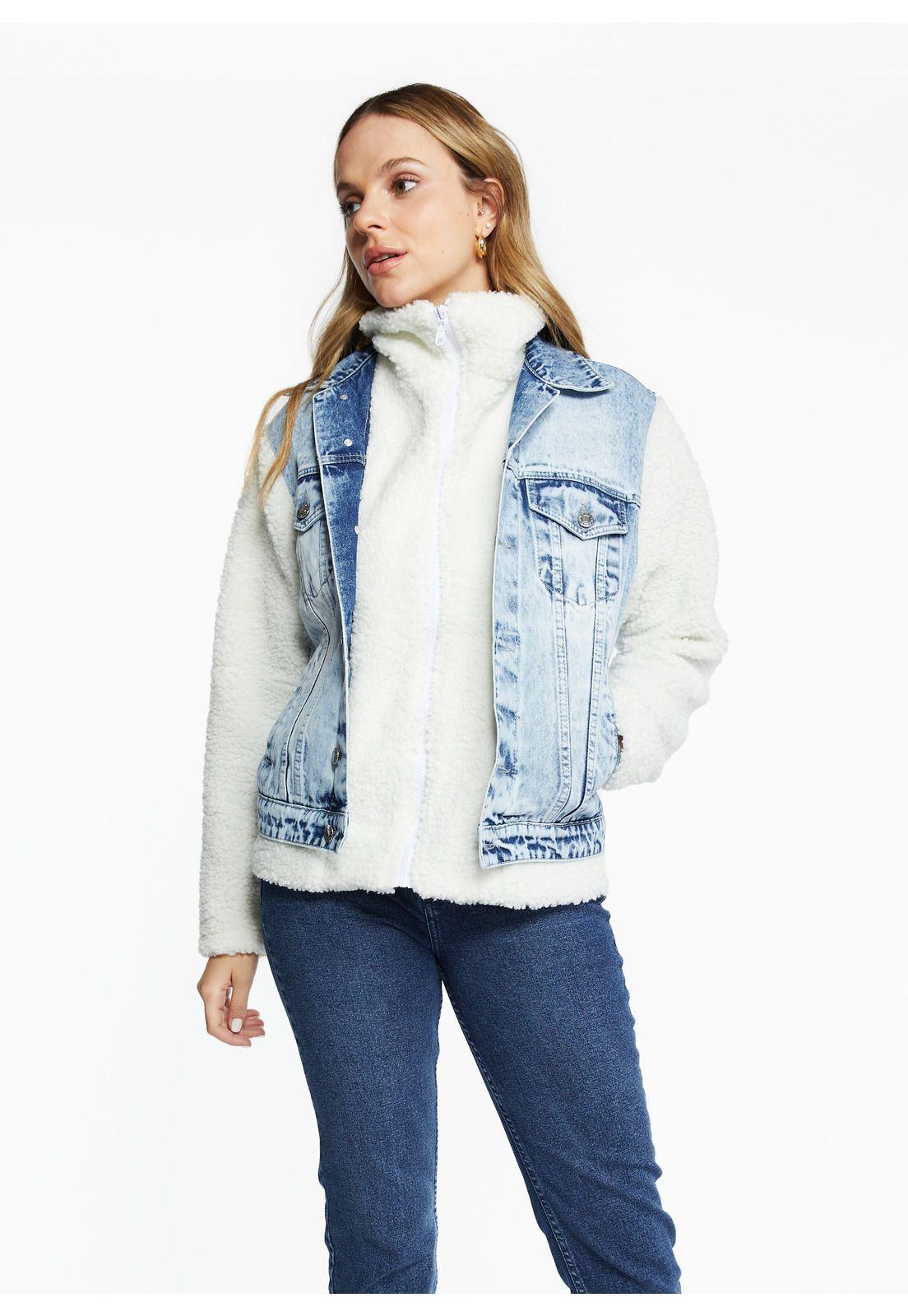 Chaqueta Yuki Oversize Denim y Chiporro Azul Efesis-0