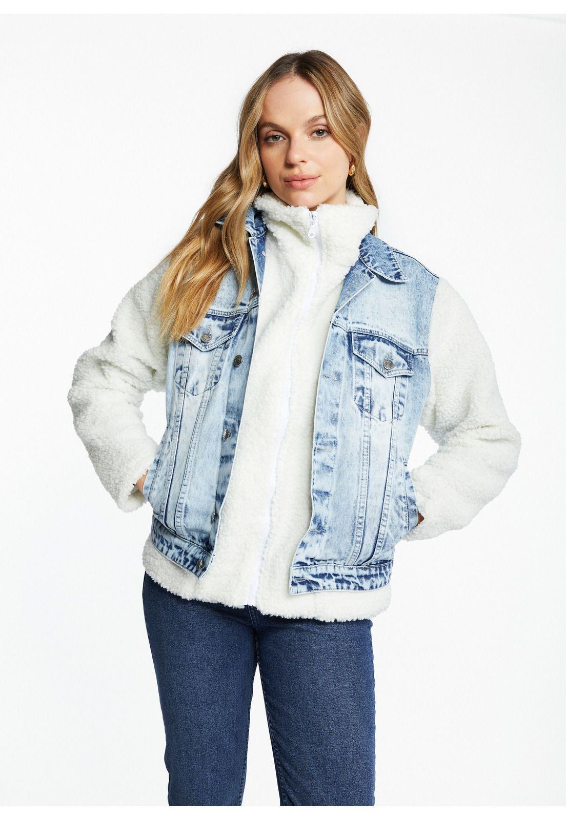 Chaqueta Yuki Oversize Denim y Chiporro Azul Efesis-2