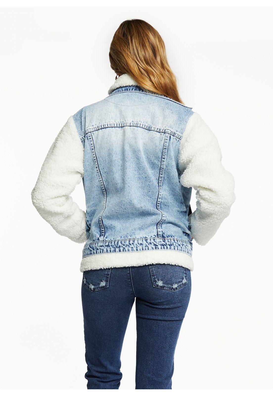 Chaqueta Yuki Oversize Denim y Chiporro Azul Efesis-3