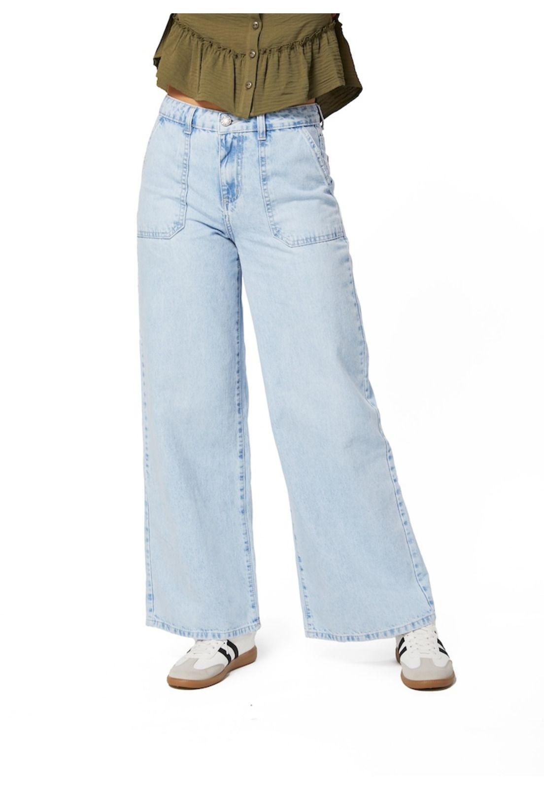 JEANS PAPIOL PALAZZO BOLSILLO CARGO-0