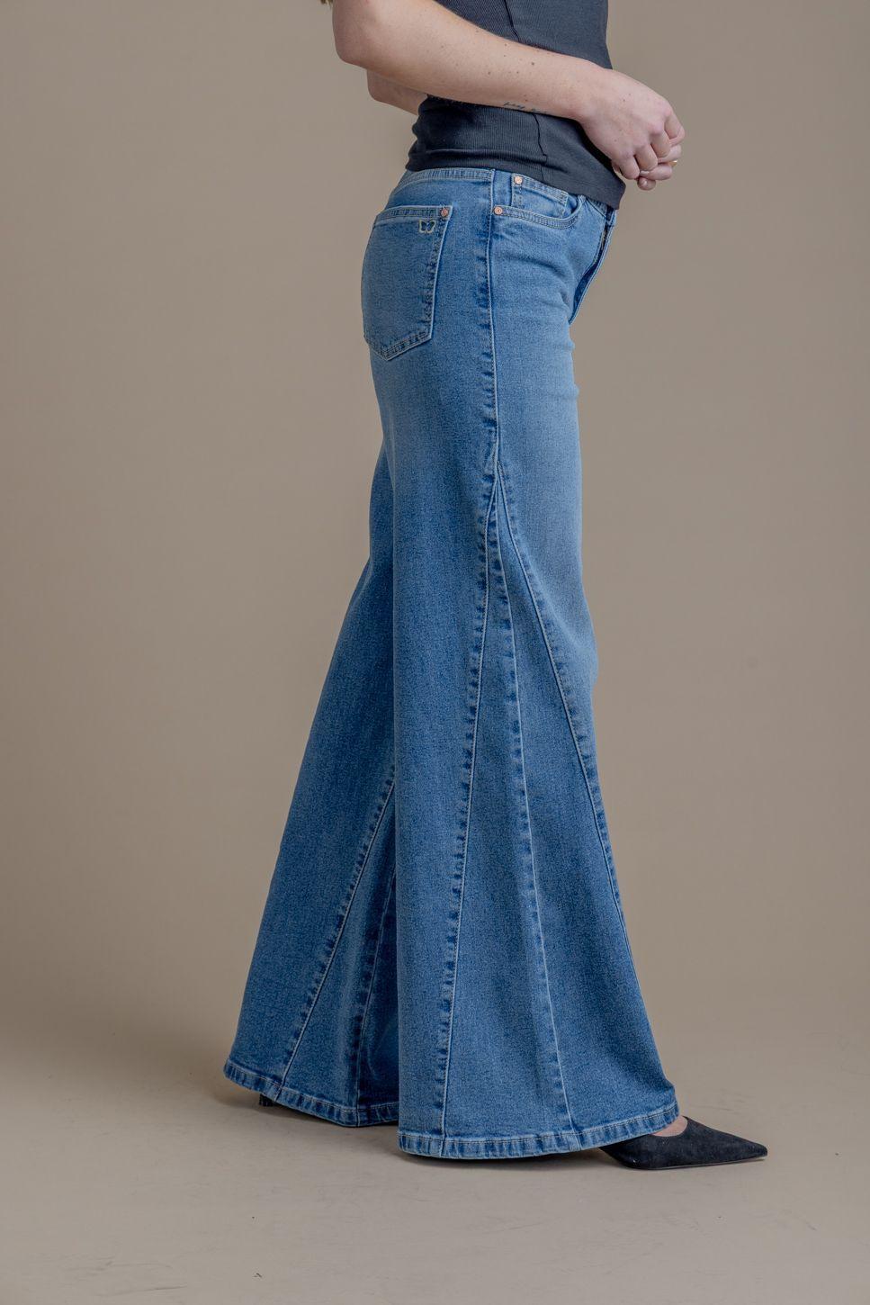 Jeans Corcega Palazzo Piezas Traspaso Azul Efesis-2
