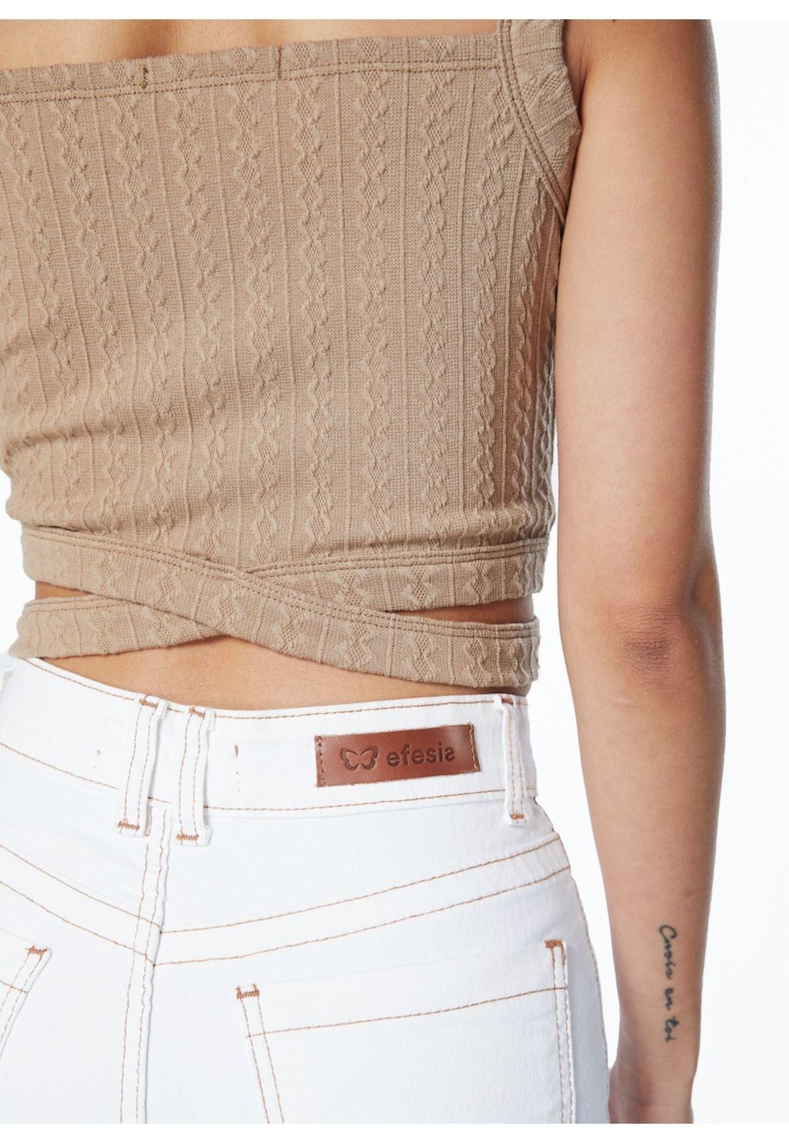 POLERA NAOKI CROP PABILOS CRUZADOS BEIGE-3