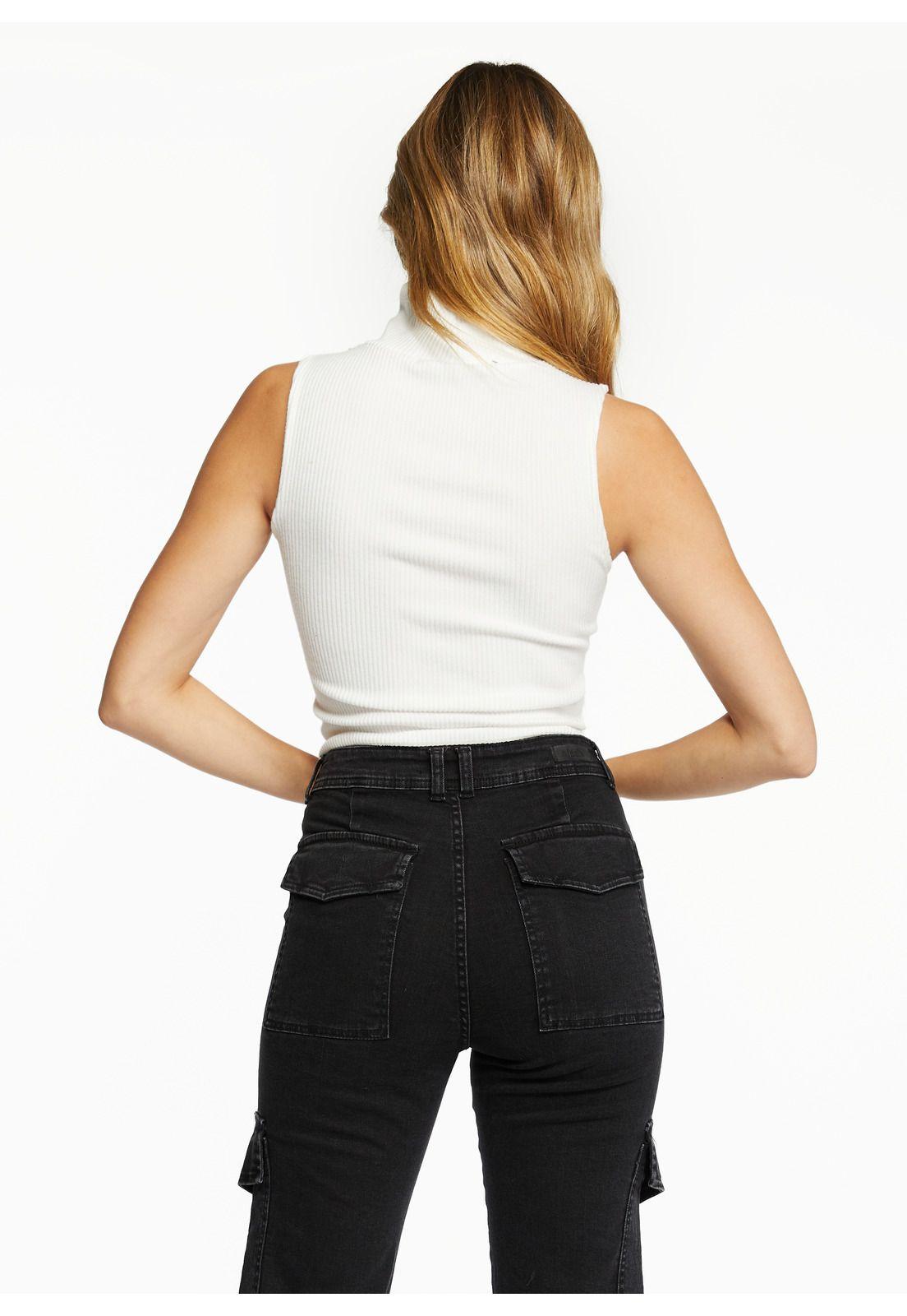 Sweater Atenea Cuello Alto Blanco Efesis-2