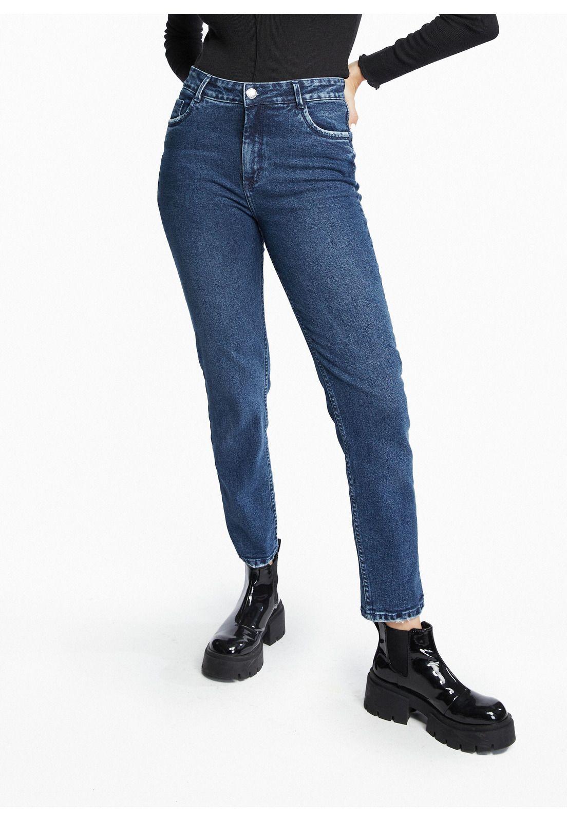 Jeans Grecia Mom Push Up Azul Efesis-1
