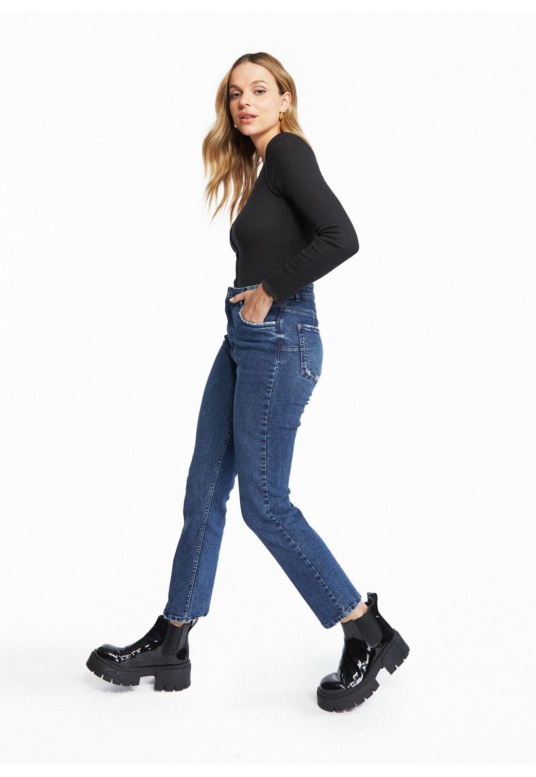 Jeans Grecia Mom Push Up Azul Efesis-2