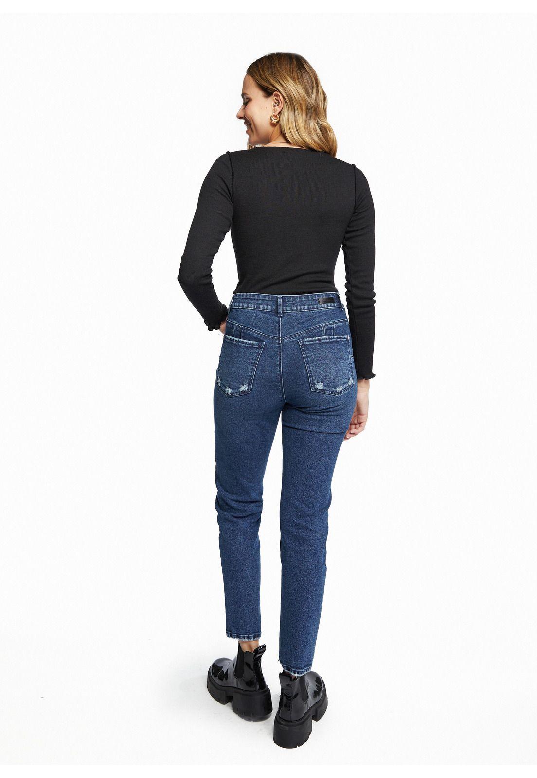 Jeans Grecia Mom Push Up Azul Efesis-3