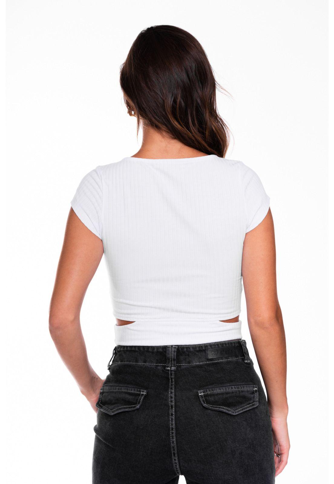 Polera Leyla Crop Abertura Costados Blanco Efesis-3