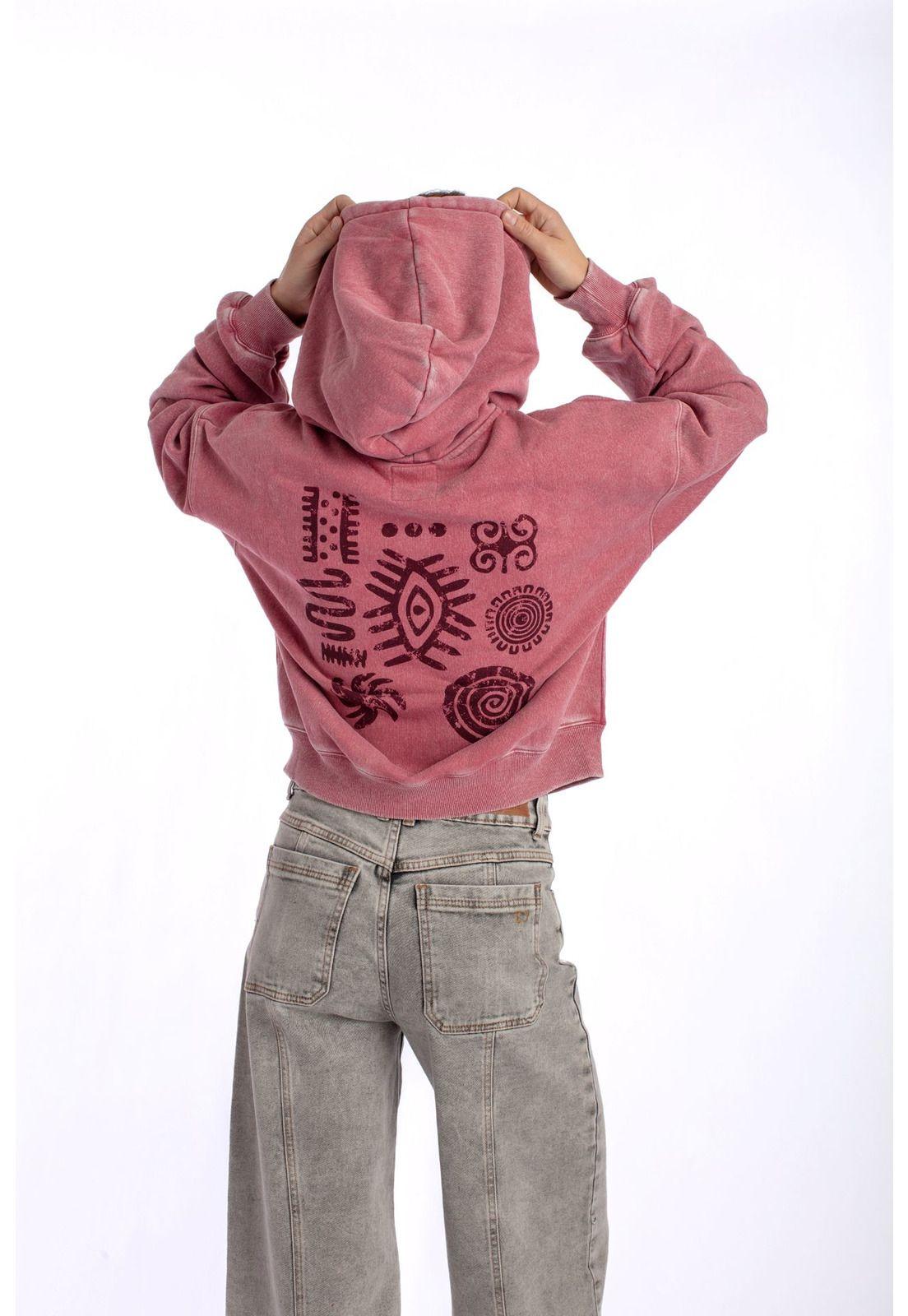 POLERON ZIPER OVERSIZE GRAVILLADO Y ESTAMPADO BURDEO EFESIS-4