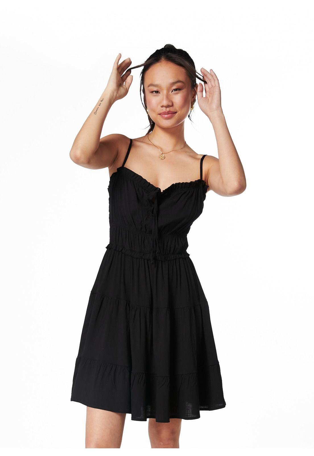 VESTIDO AYDIN TIPO BABY DOLL C/ PABILOS-1