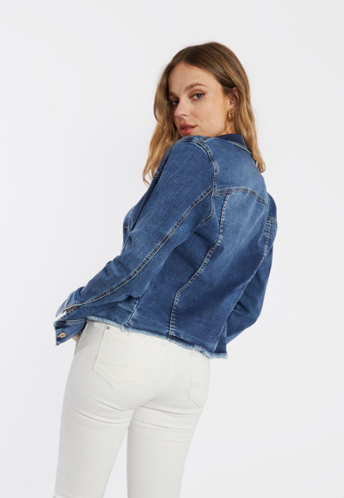 Chaqueta Regular Ruby Sin Pretina Azul-2