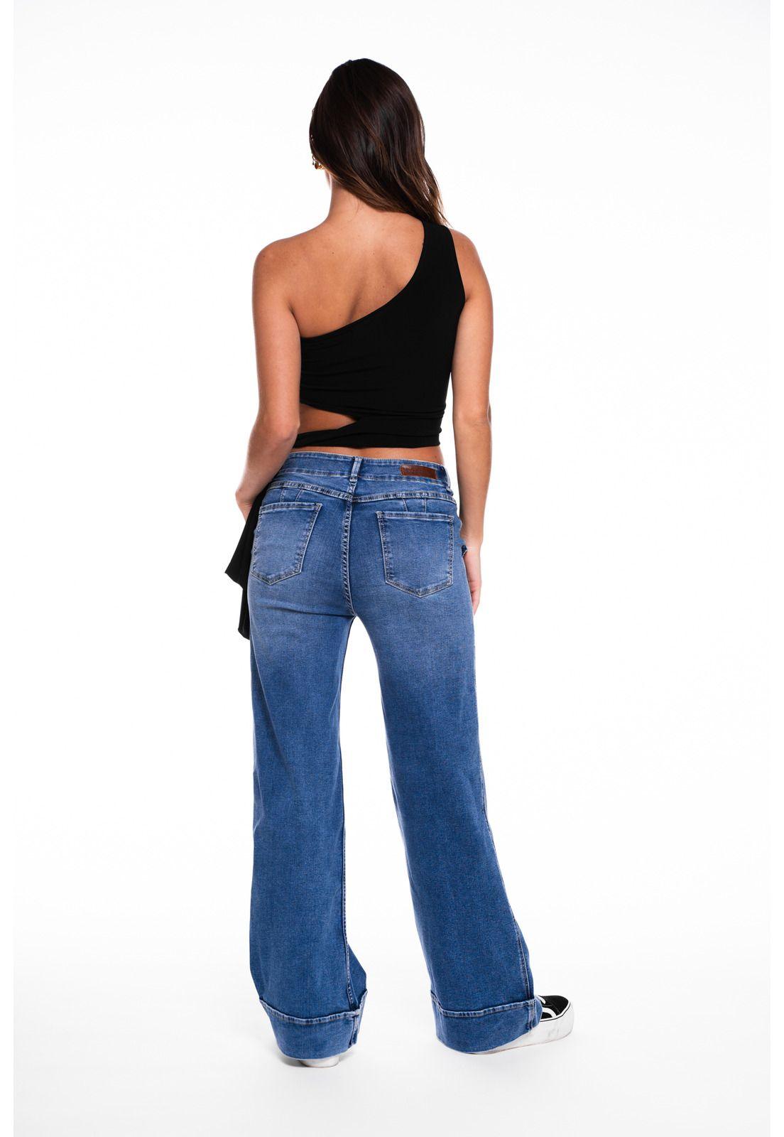 Jeans Ovo Palazzo Bastilla Ancha Azul Efesis-3