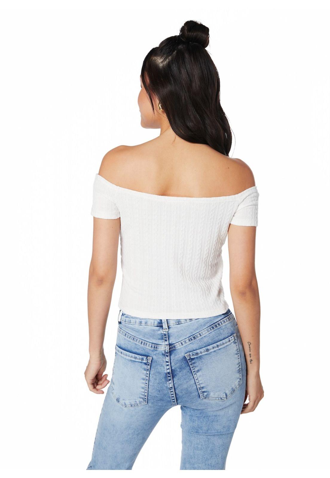POLERA MICHI REGULAR ESCOTE BARDOT TORZON EN BUSTO CRUDO EFESIS-3