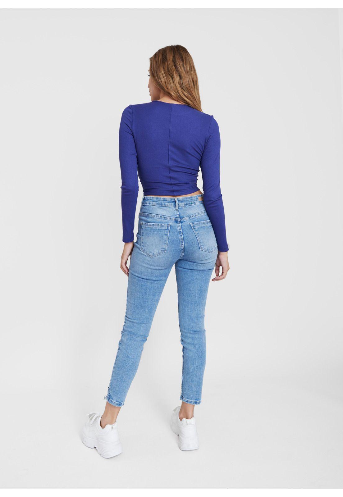 Jeans Nora Skinny Basta Decontruida Azul Efesis-3