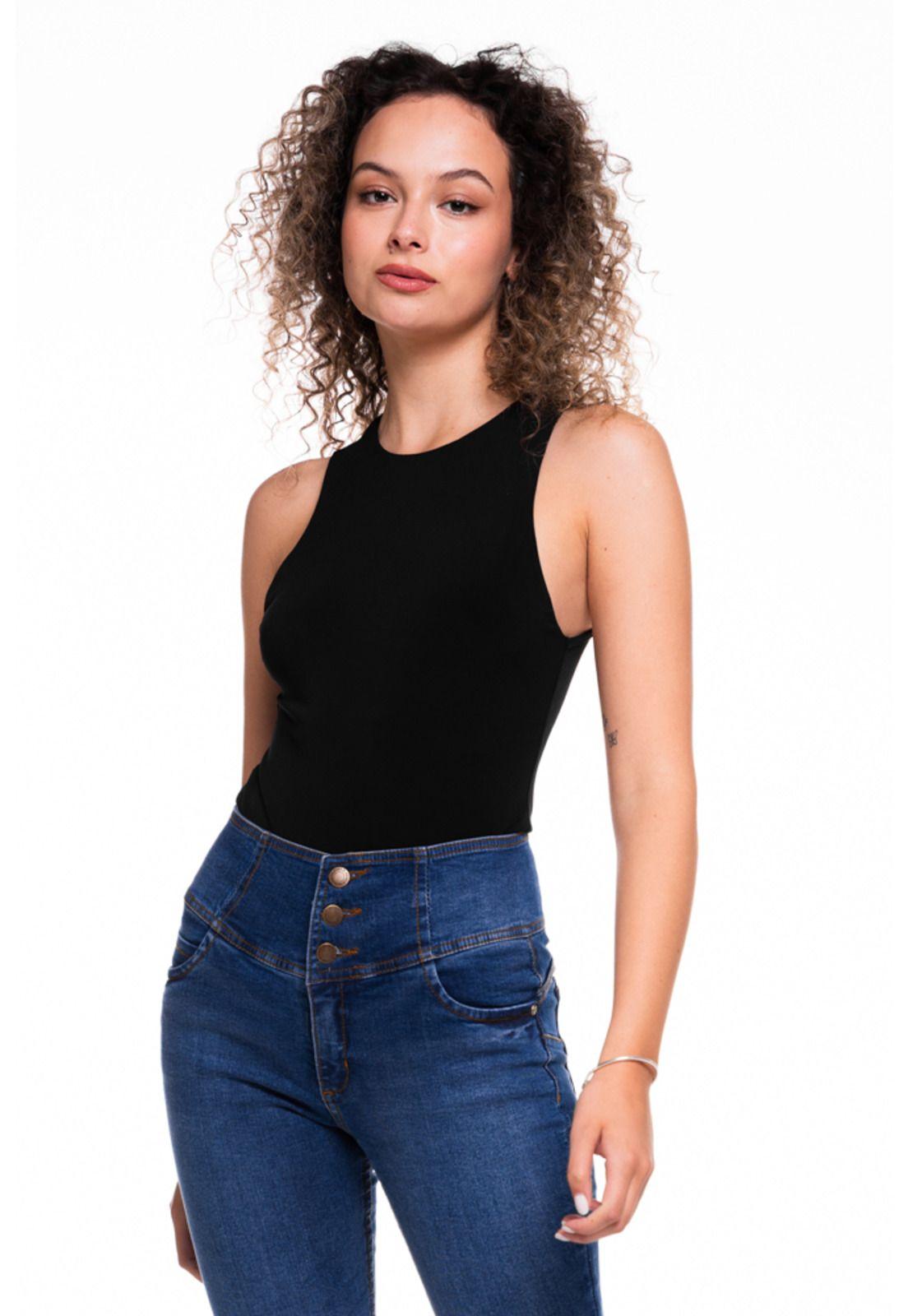 Body Darissa Básico Negro Efesis-0