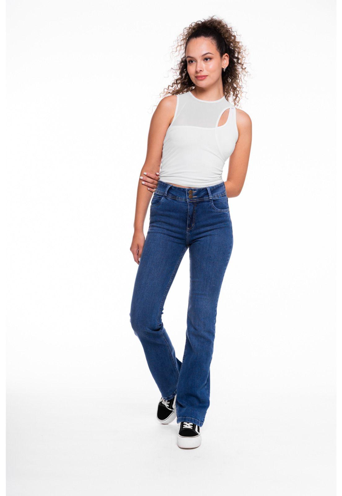 Jeans Isi  Straight - Recto Pretina Ancha Azul Light Efesis-0