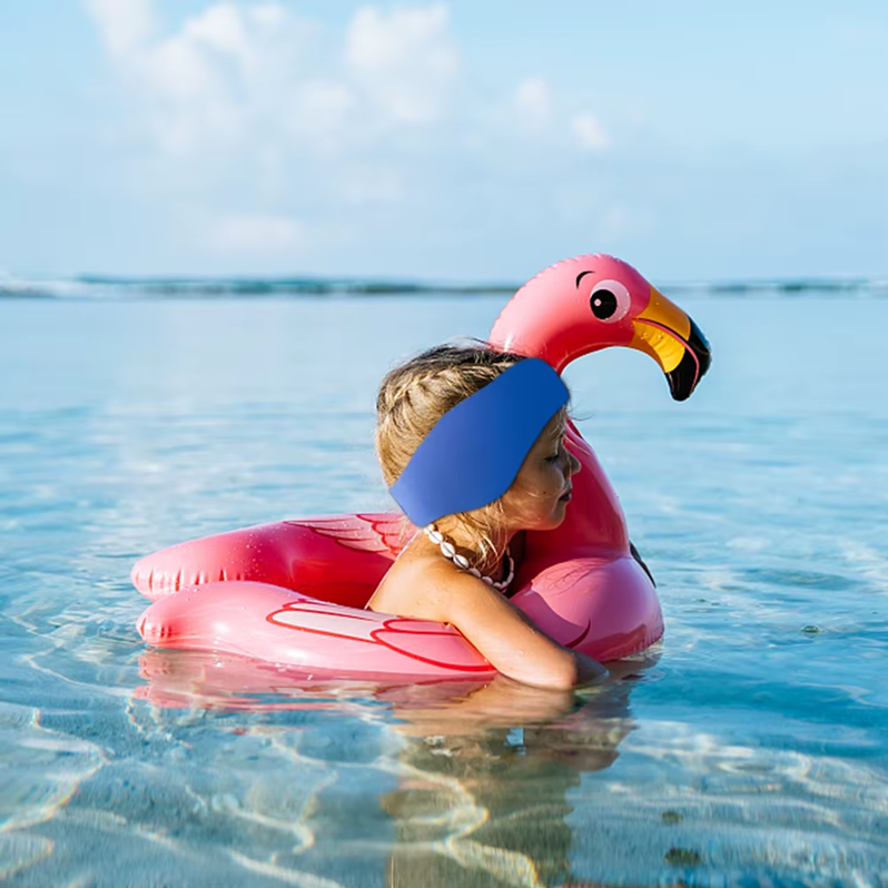 Cintillo De Neopreno Impermeable Proteccion Oidos Negro L-2