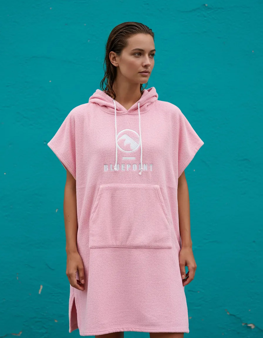 Poncho Toalla Femenino Blue Point Surf Kite Windsurf Talla M L-6