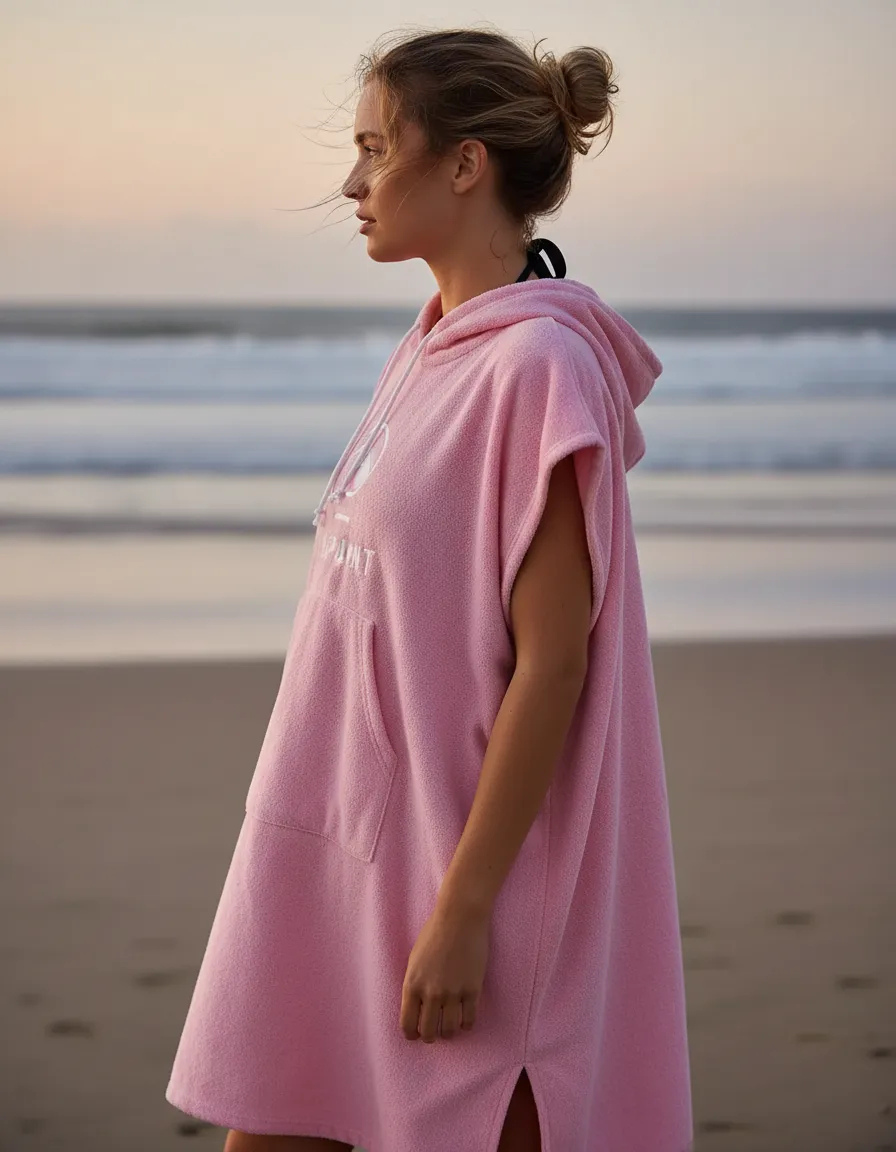 Poncho Toalla Femenino Blue Point Surf Kite Windsurf Talla M L-8
