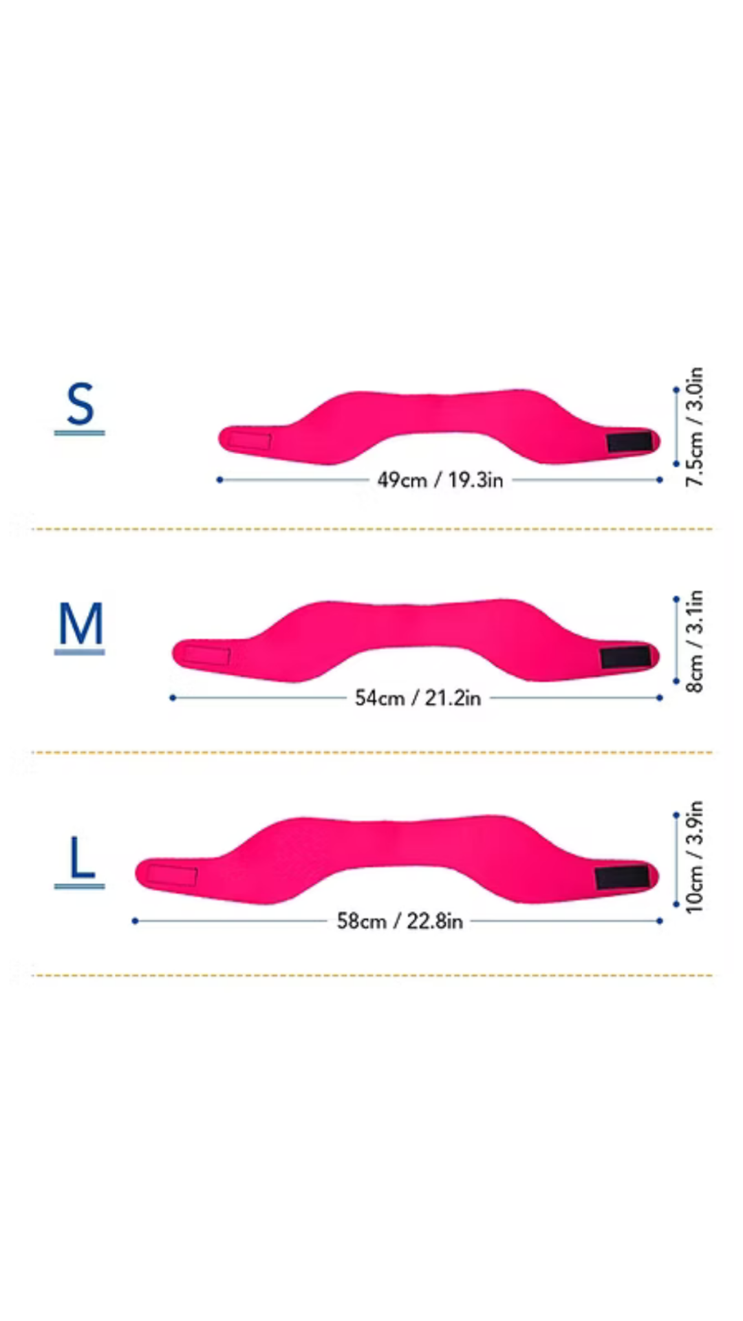 Cintillo De Neopreno Impermeable Proteccion Oidos Negro M-2