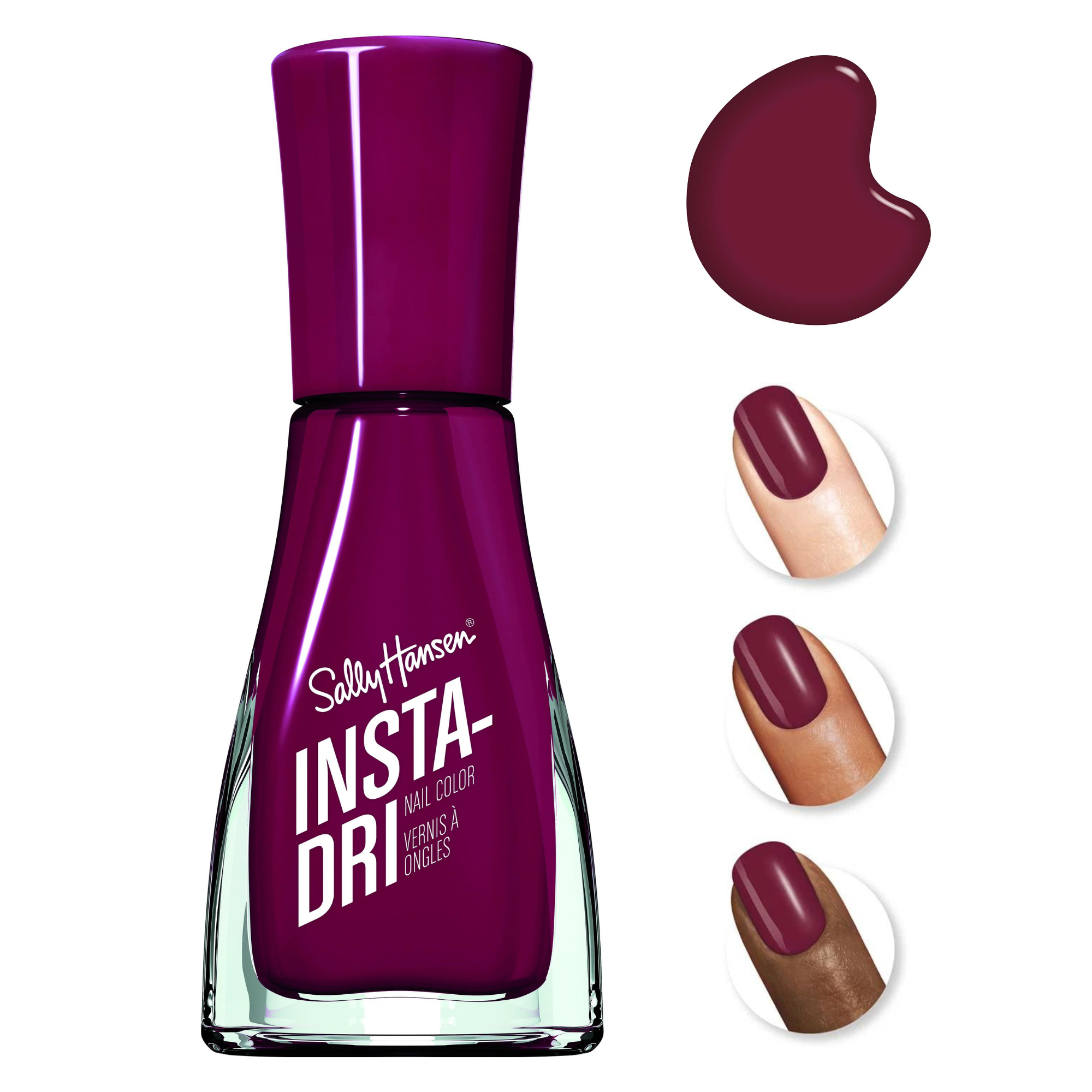 Esmalte Sally Hansen InstaDri - 423 Just In Wine-0