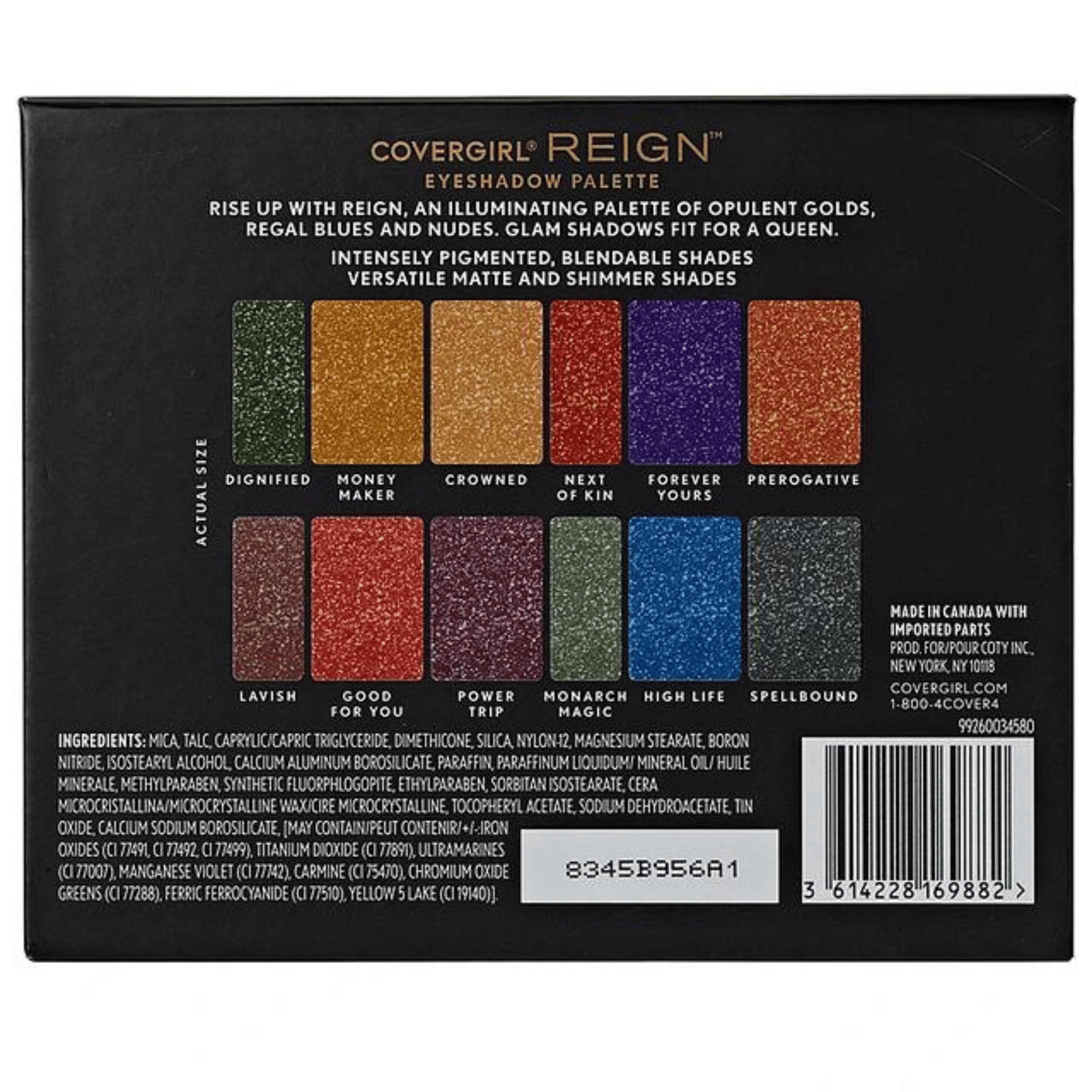 Paleta de 12 sombras de ojos CoverGirl - Reign-2