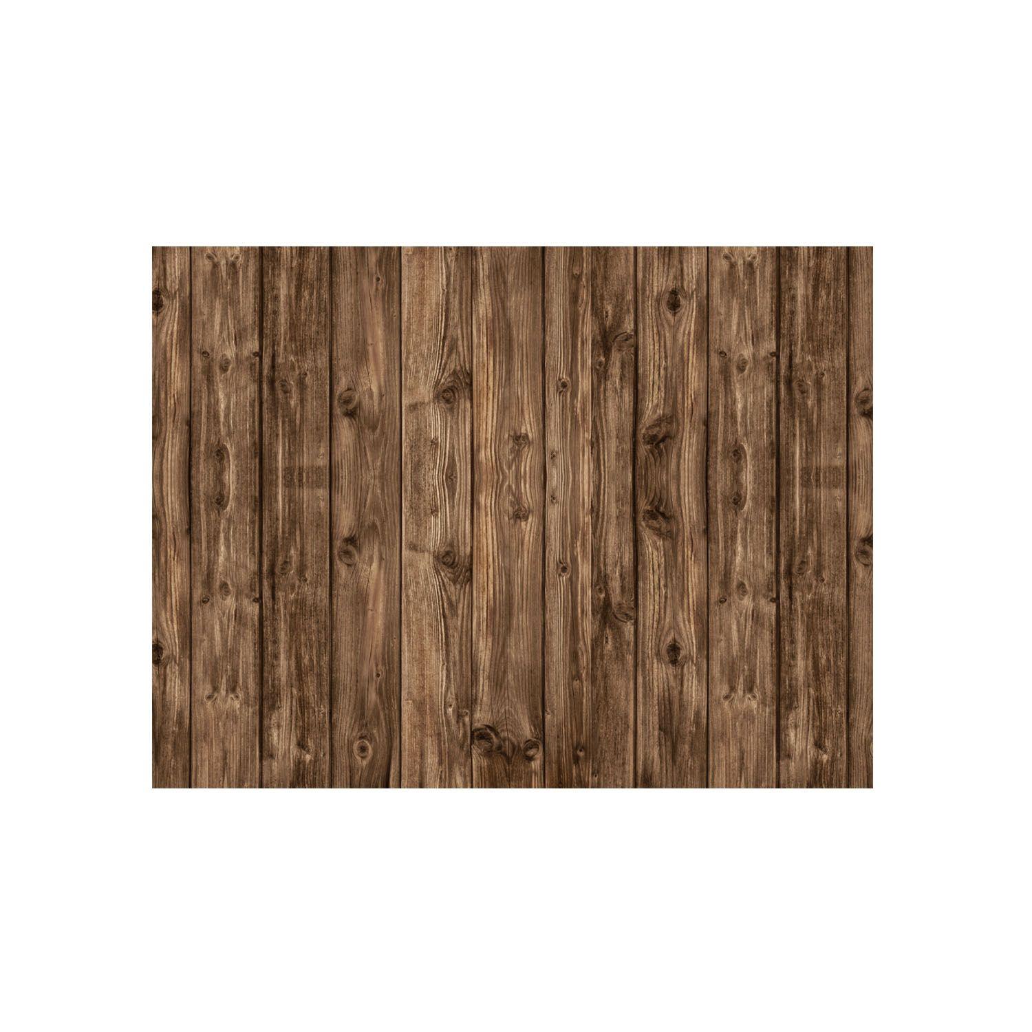 Alfombra Vinílica  Madera Rústica Nogal 70x140 cm-0