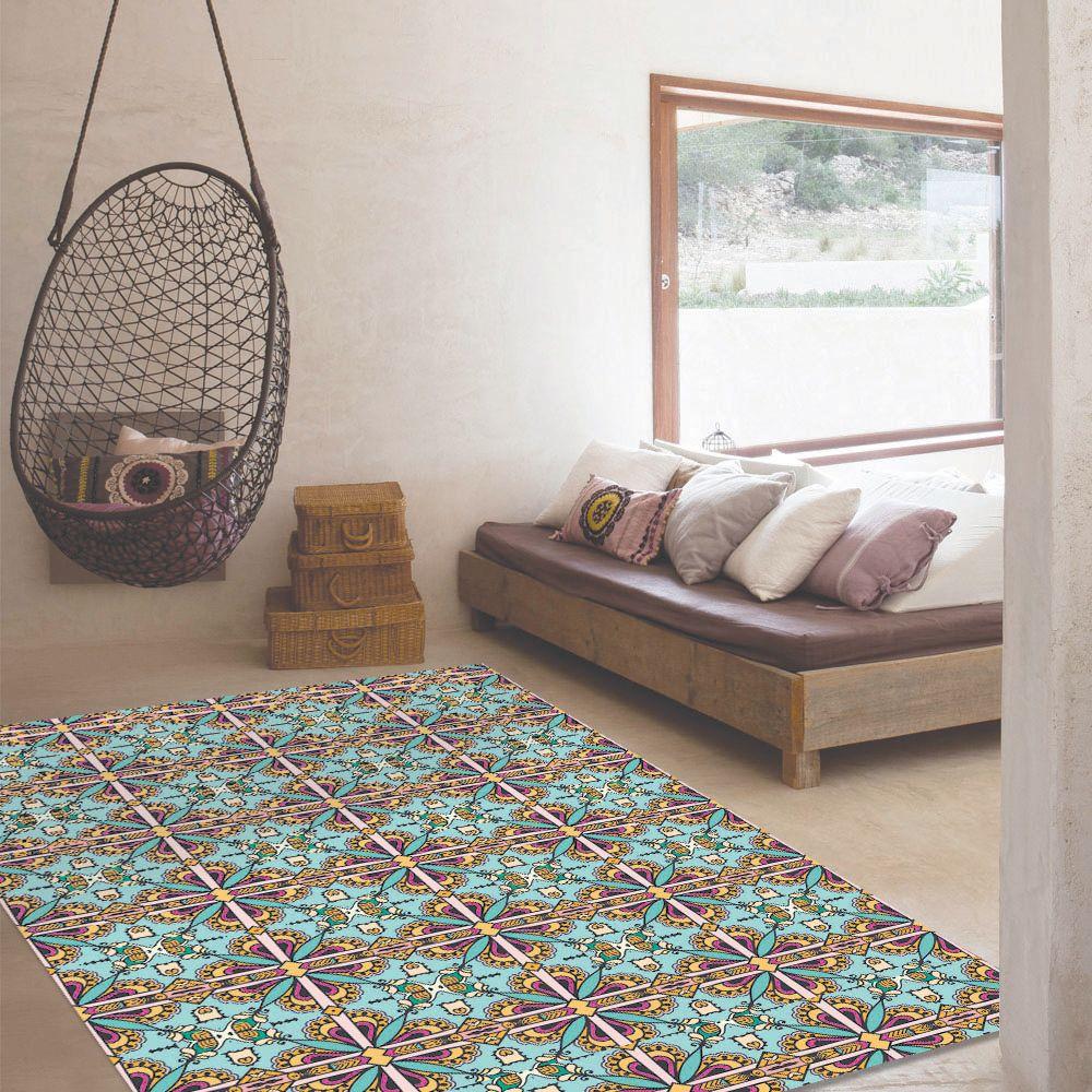 Alfombra Vinílica Living  Mandala Árabe 140x160 cm-7