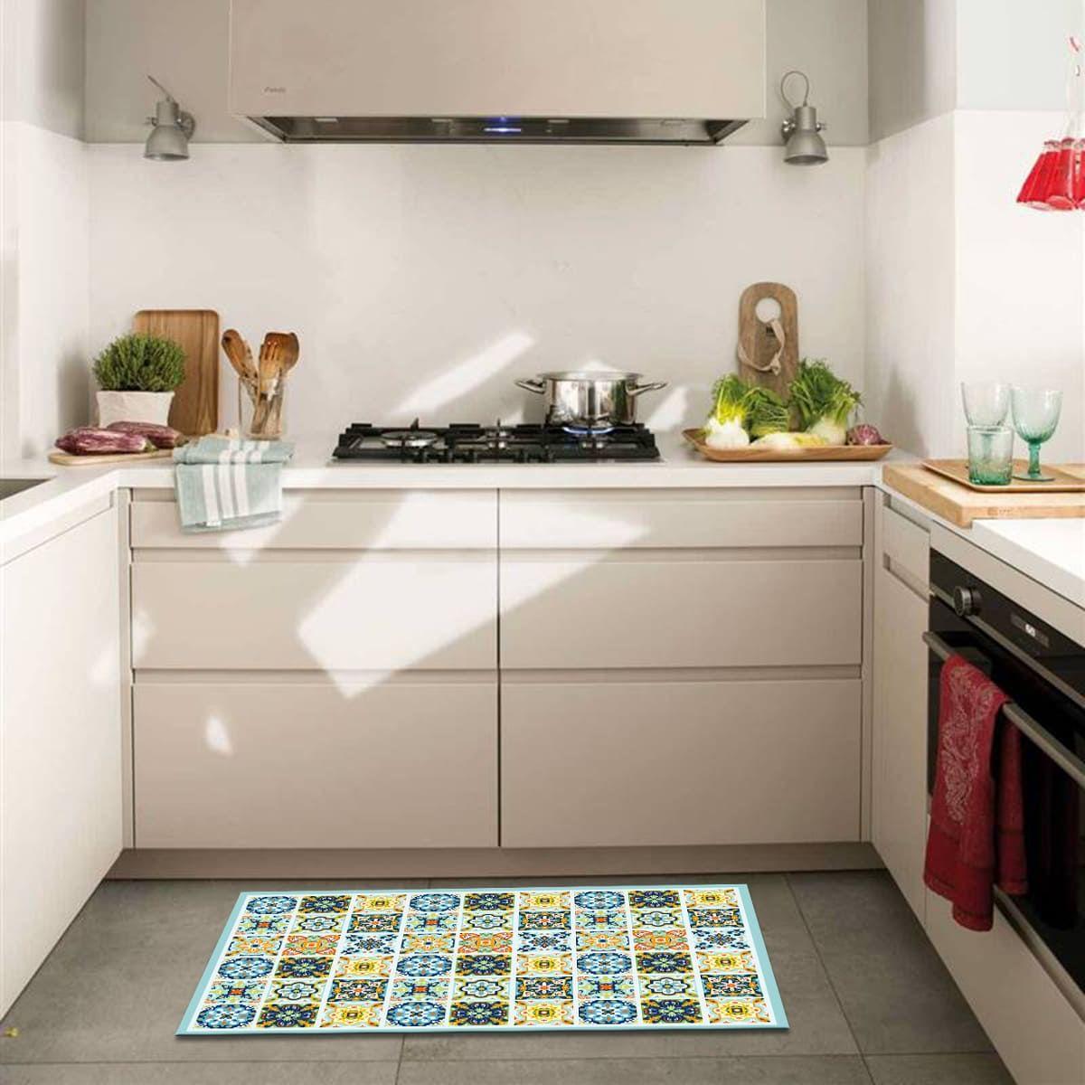 Alfombra Vinílica Cocina Baldosa Montecarlo 140x180 cm-6