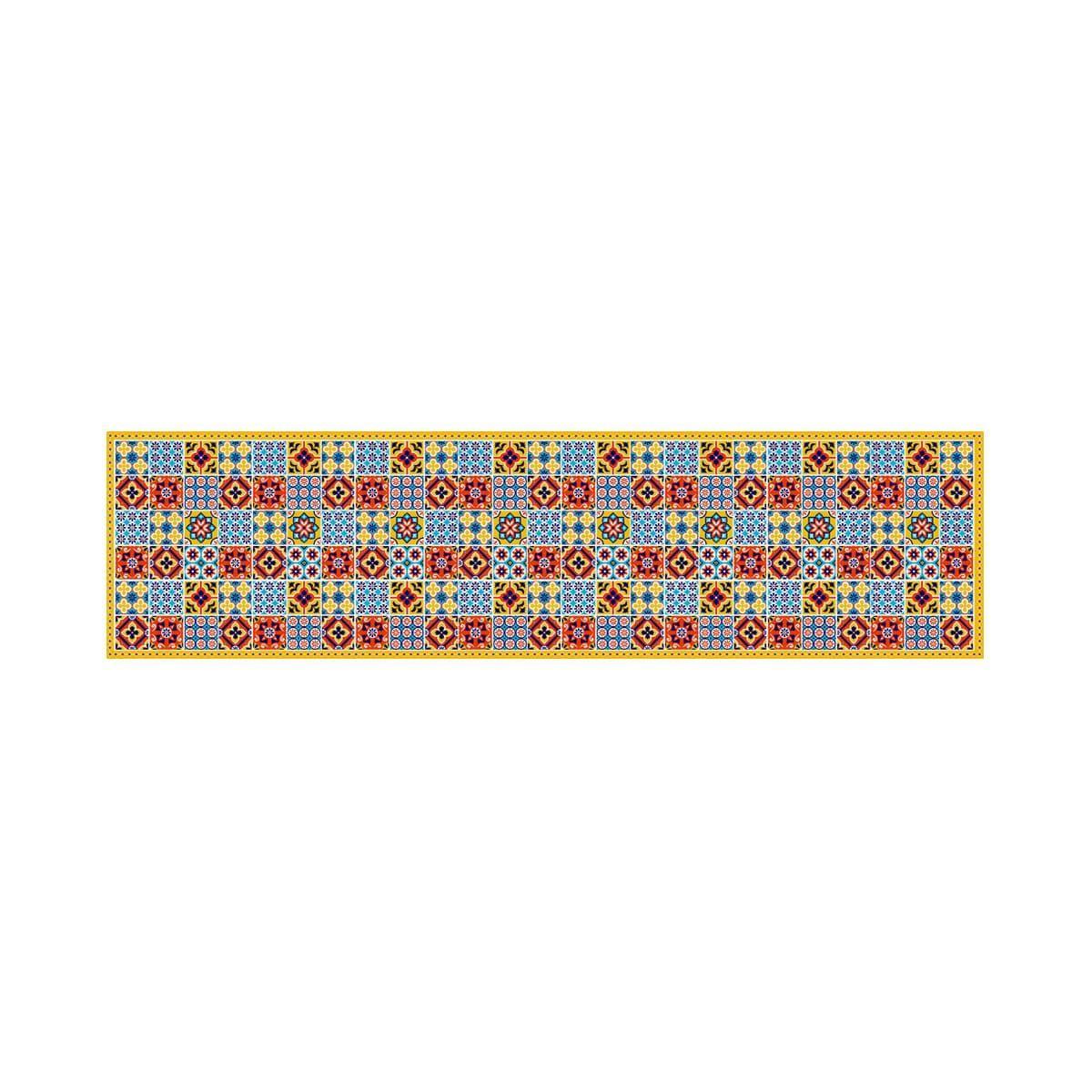 Alfombra Vinílica Cocina Baldosa Portuguesa 140x160cm-8