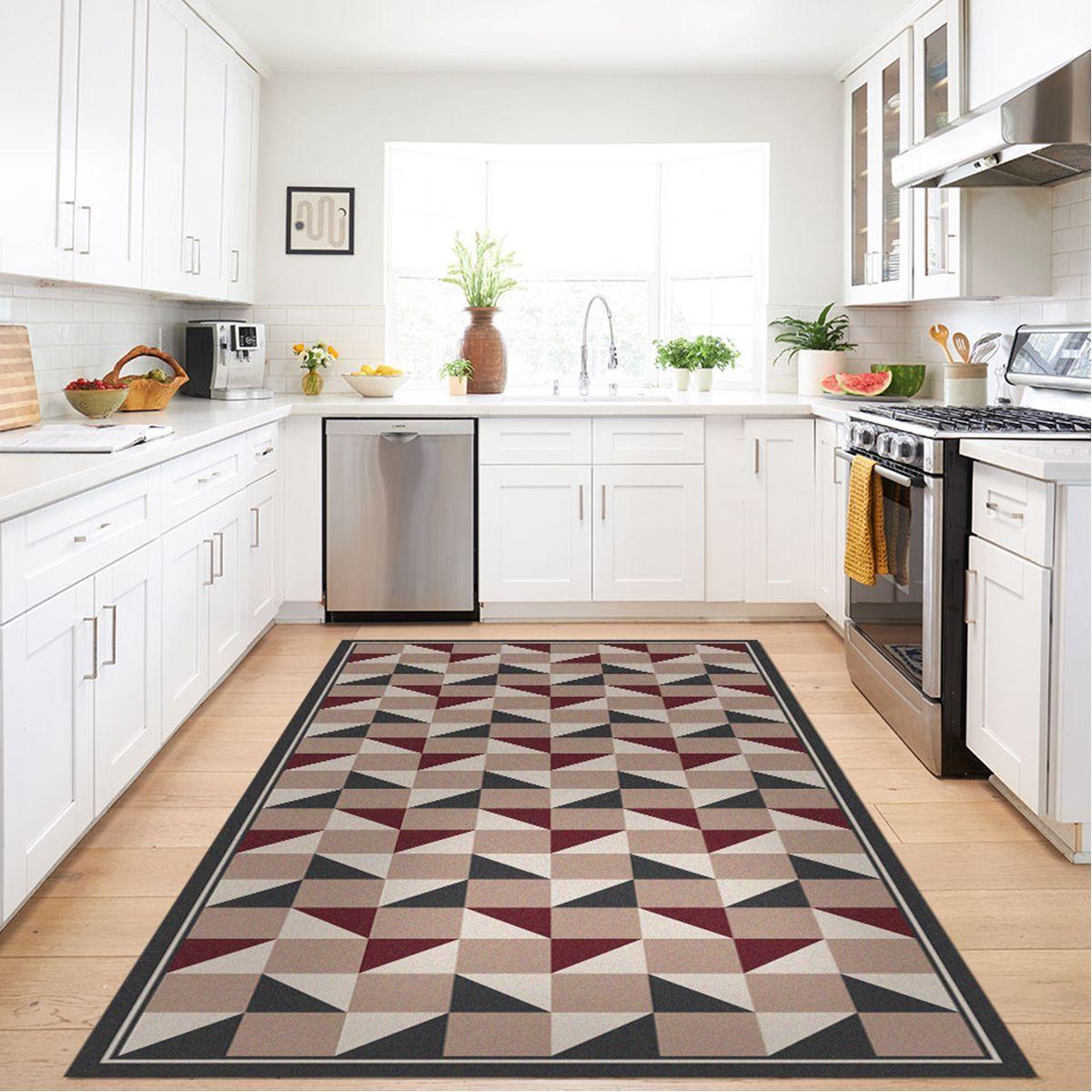 Alfombra Vinílica Living  Tablero Redwood 140x160 cm-6
