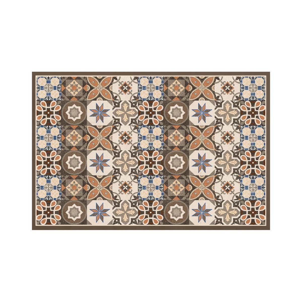 Alfombra Vinílica Baño Cocina Baldosa Verona 50x70 cm-4