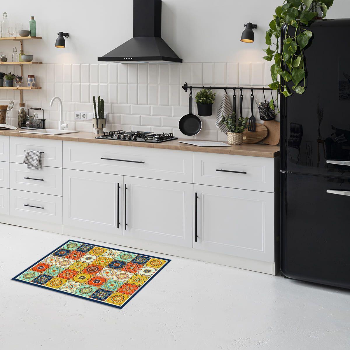 Alfombra Vinílica Cocina Baldosa Venecia 140x160 cm-3