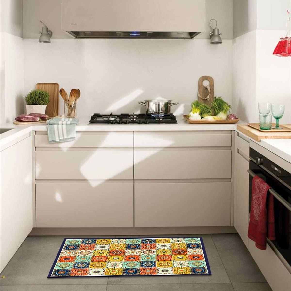 Alfombra Vinílica Cocina Baldosa Venecia 140x160 cm-6