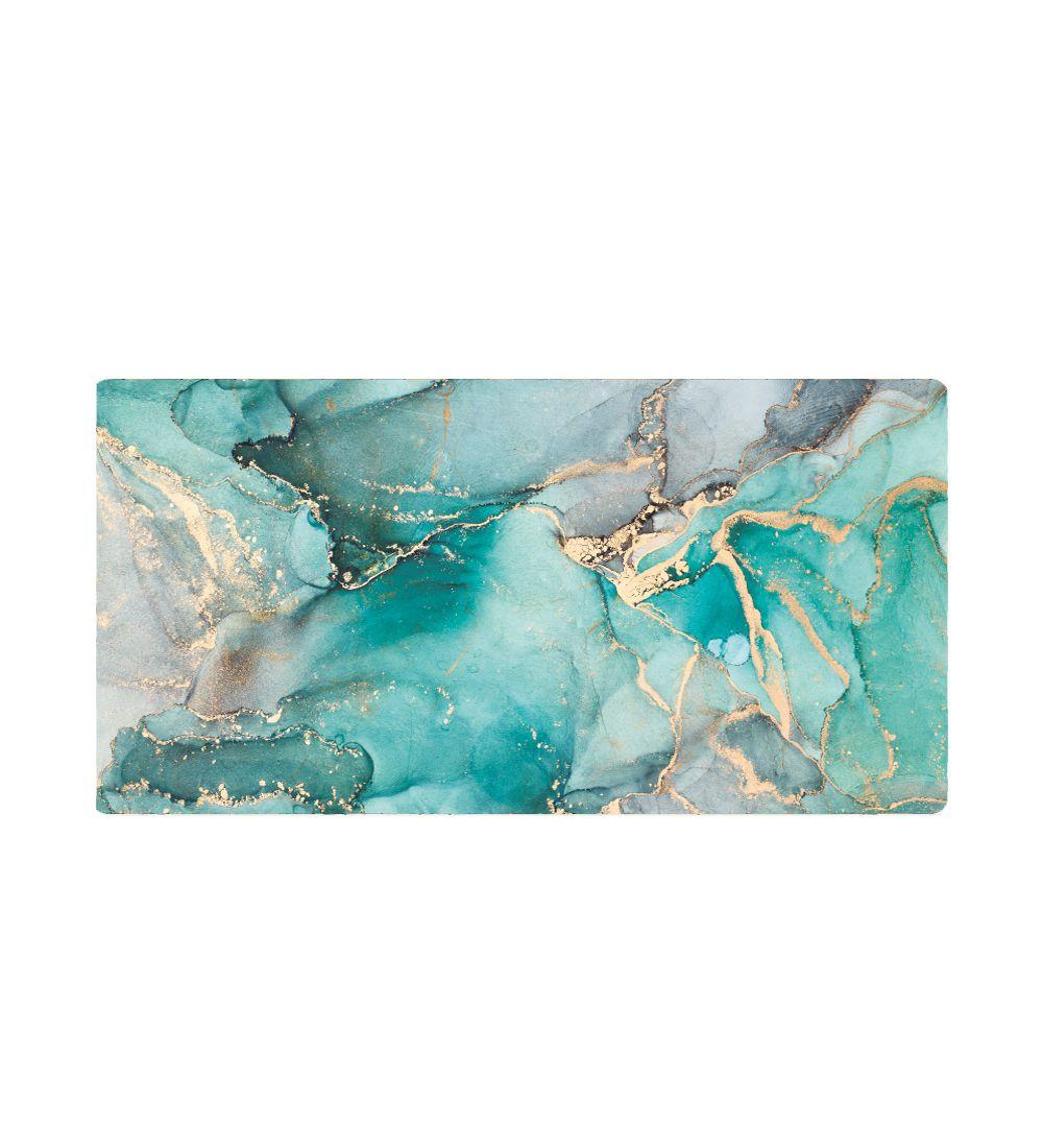 Mouse Pad XL Oficina Mármol Turquesa 40x70 cm-0