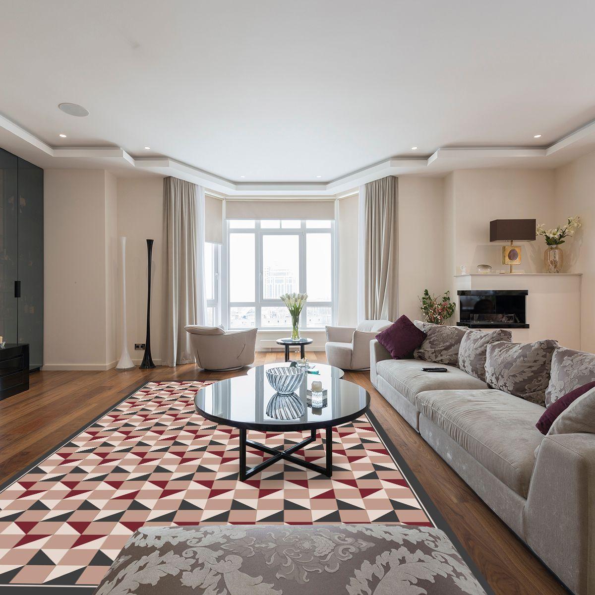 Alfombra Vinílica Living  Tablero Redwood 140x180 cm-5
