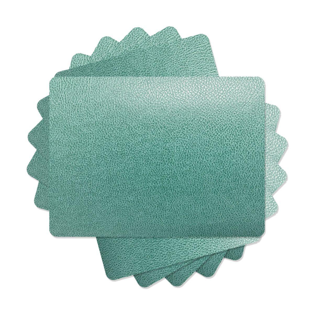 Set de 4 Individuales Novo Cuero Green-3