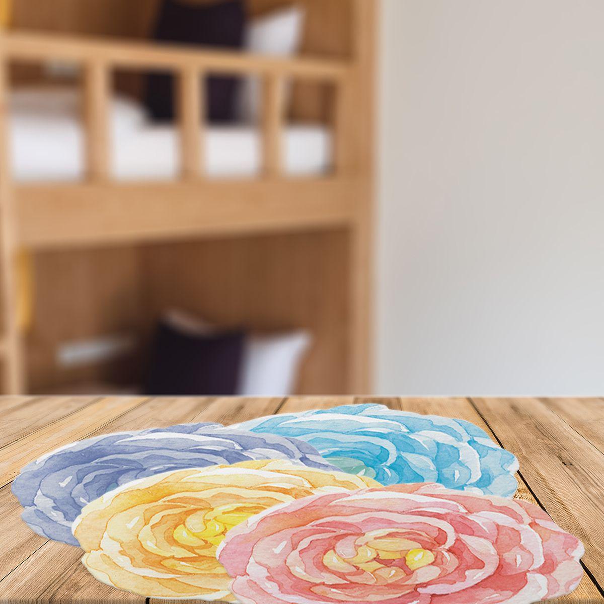 Set 6 Individuales Flor Tempo Carmin 38x30 cm-3