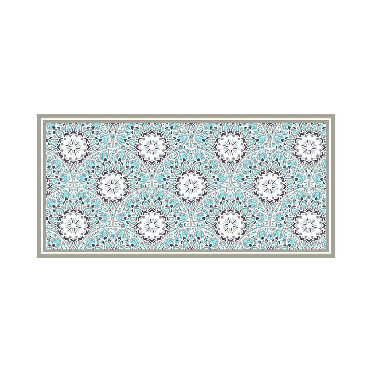 Alfombra Vinílica Living  Mandala Flor 140x220 cm-7