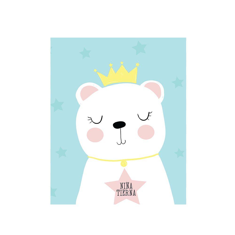 Alfombra Vinílica Infantil Niña Tierna 140x160 cm-0