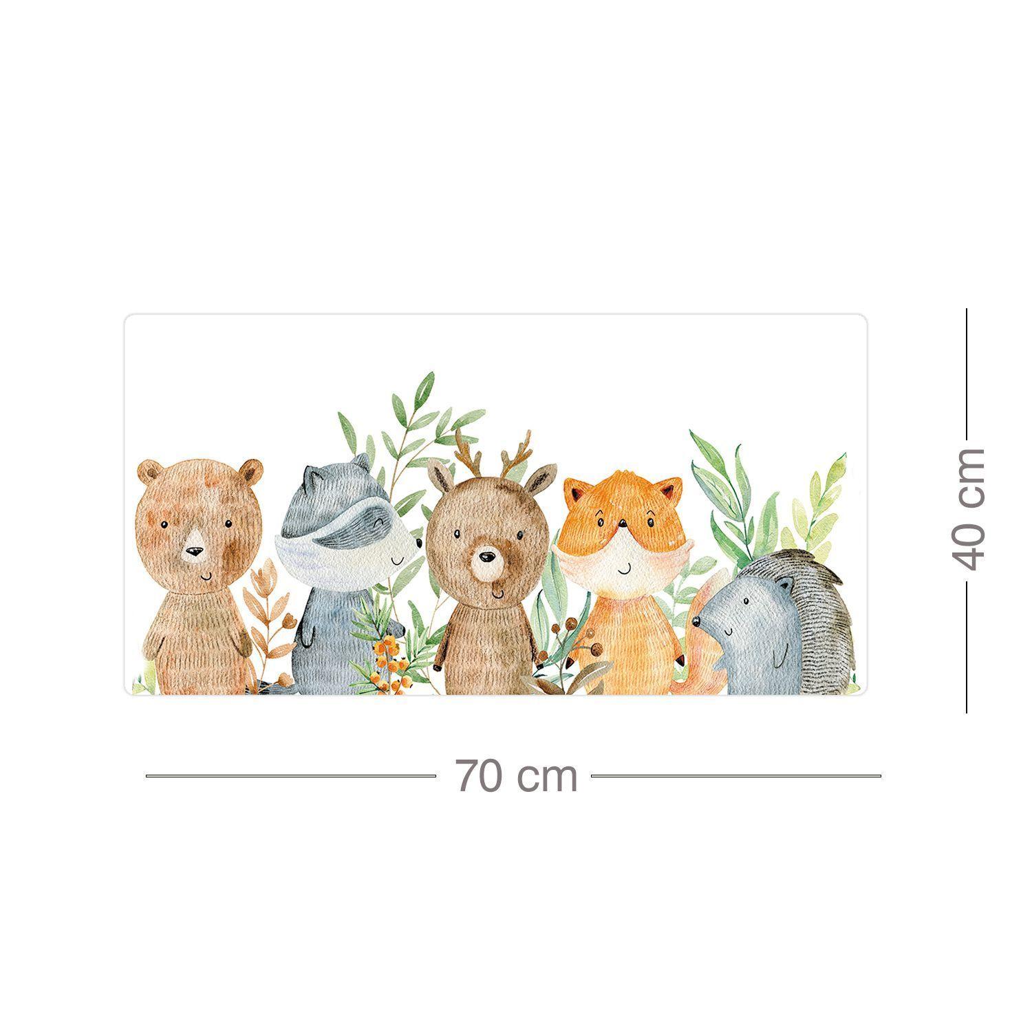 Mouse Pad XL Oficina Amigos del Bosque 40x70 cm-1