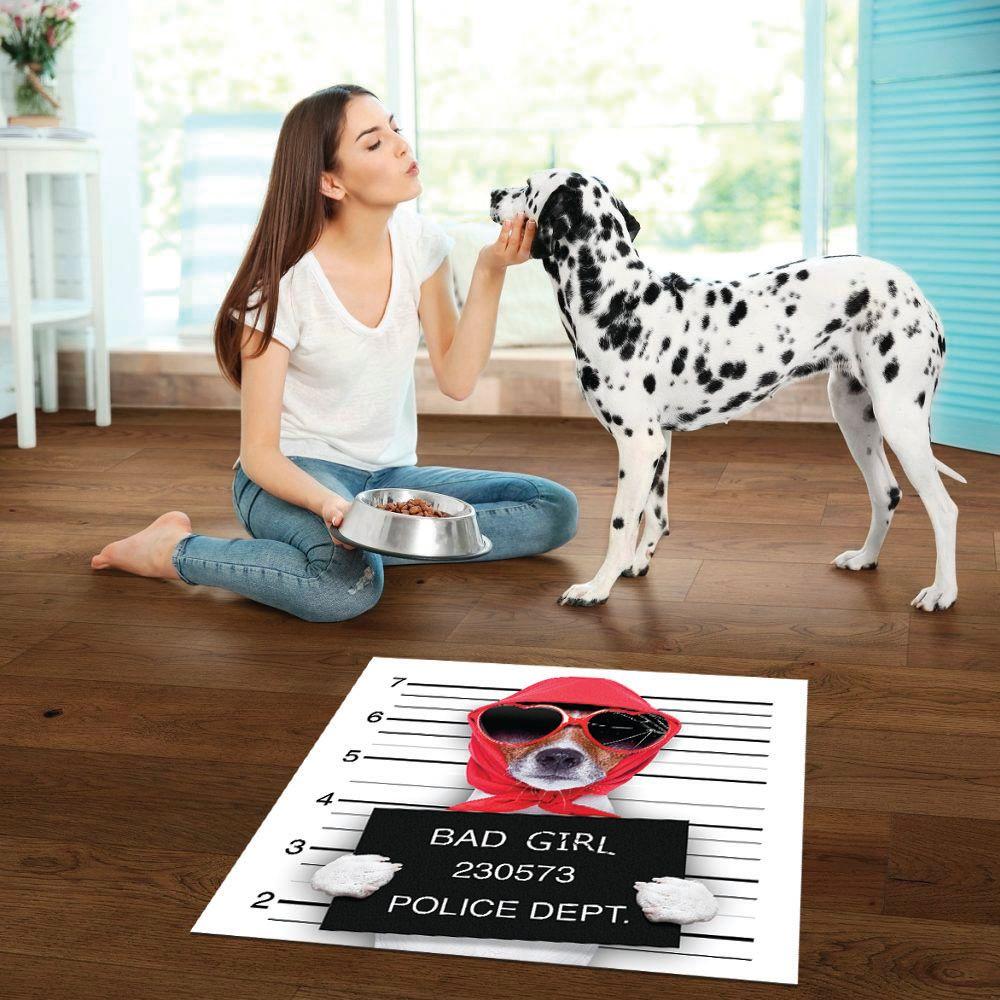 Alfombra Vinílica Pet Bad Diva Lady Dog  70x70 cm-1