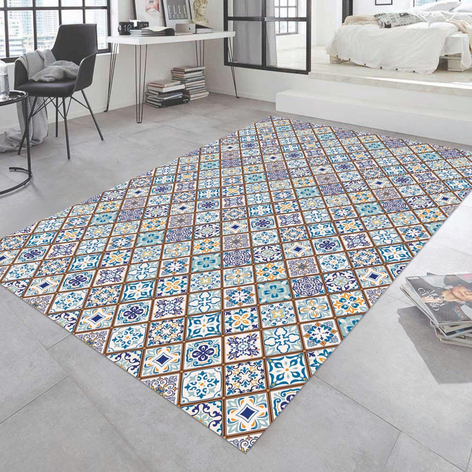 Alfombra Vinílica Cocina Baldosa Santa Lucía 140x220 cm-8