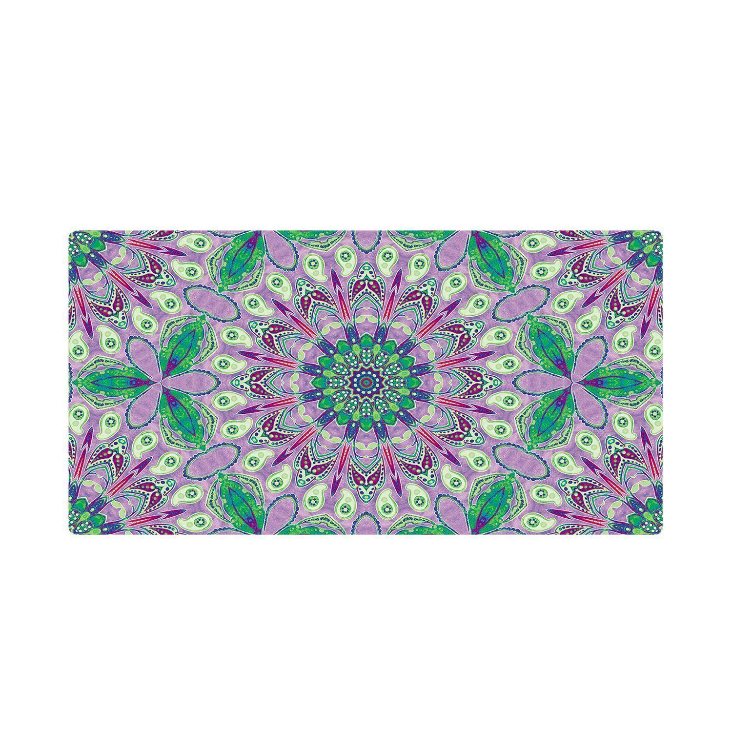 Mouse Pad XL Oficina Mandala Verde 40x70 cm-0