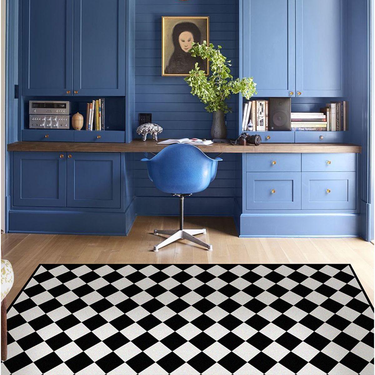 Alfombra Vinílica Living  Rombo Dama Medium 140x160 cm-7