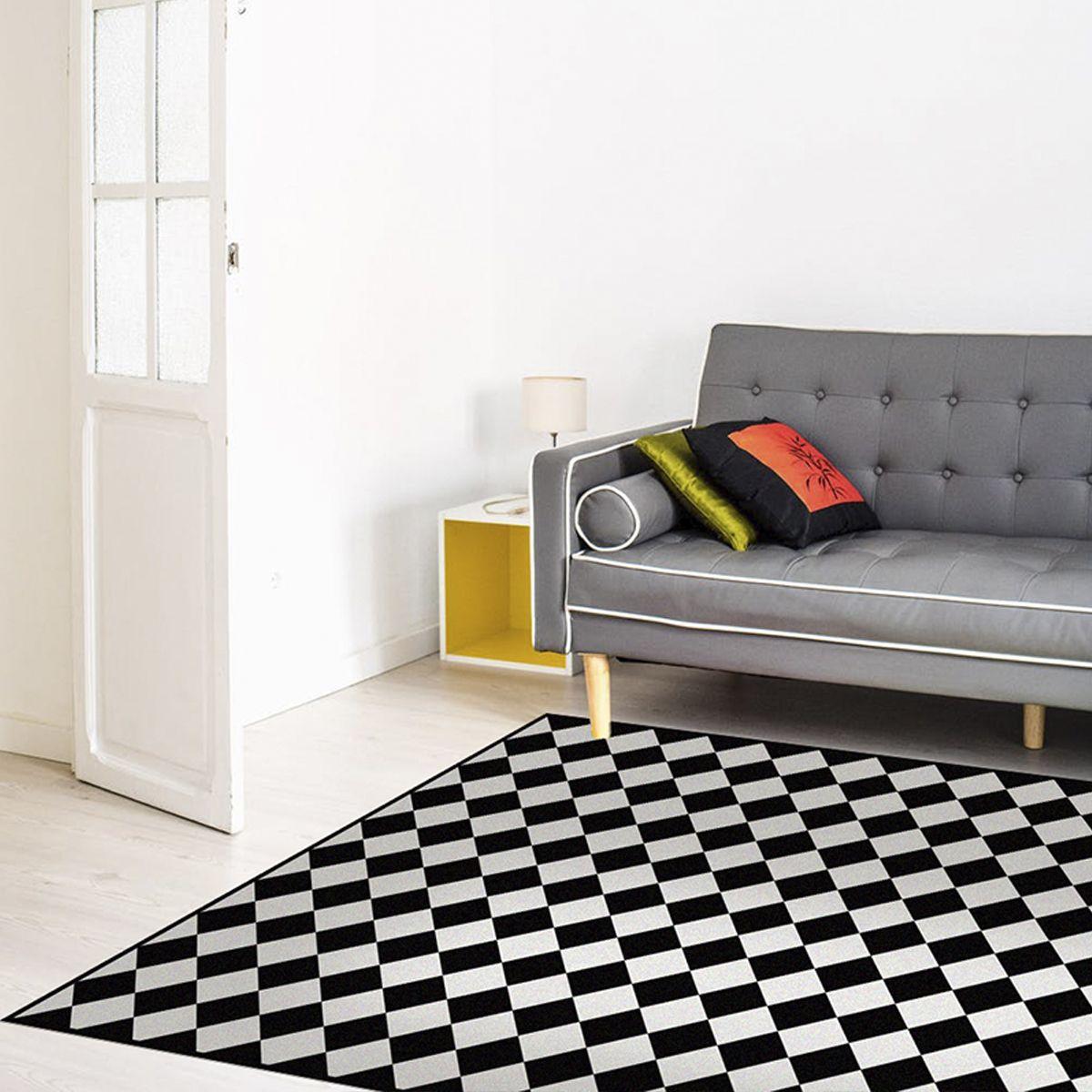 Alfombra Vinílica Living  Rombo Dama Medium 140x160 cm-8