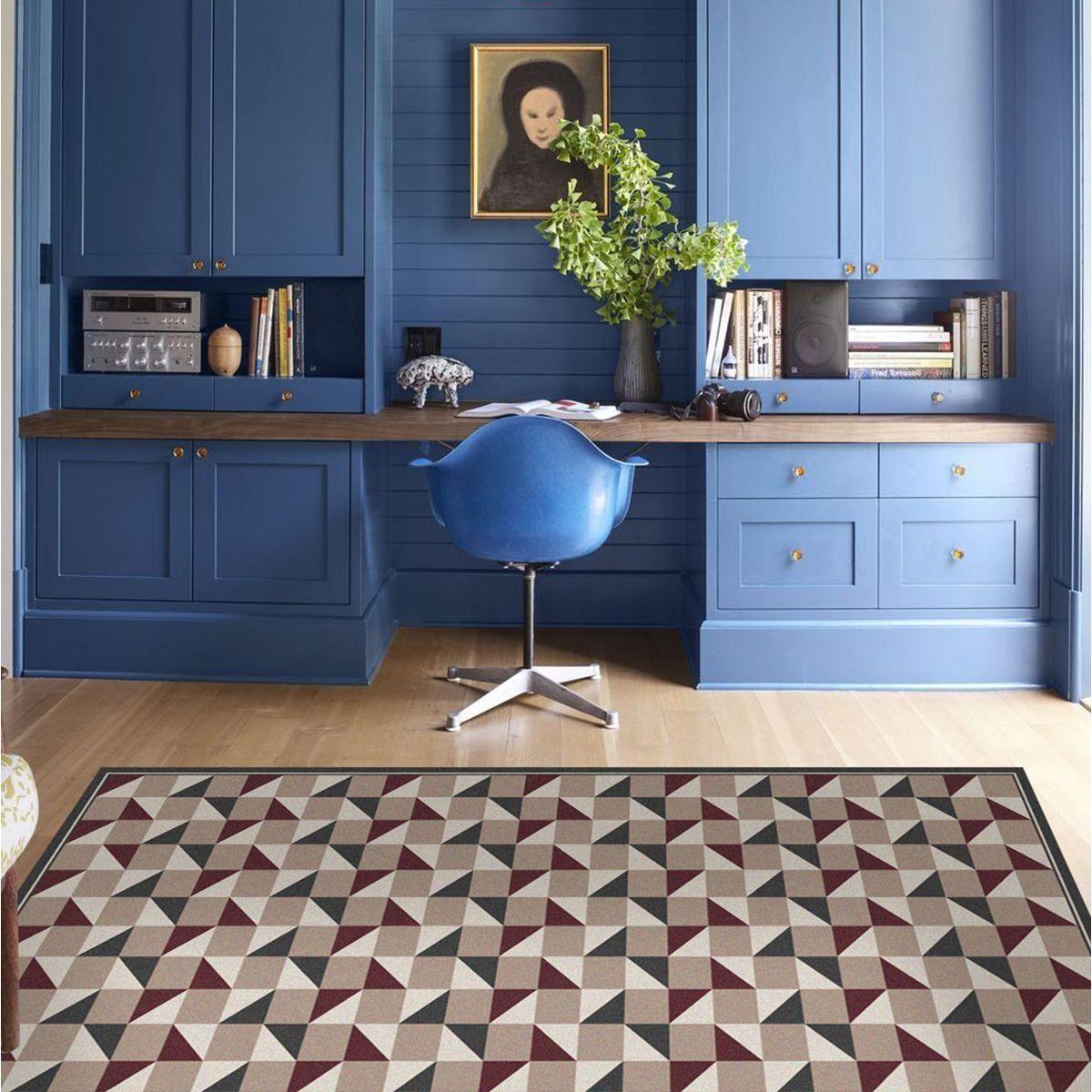 Alfombra Vinílica Living  Tablero Redwood 70x100 cm-8